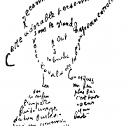 Apollinaire calligramme poeme du 9 fevrier 1915 reconnais toi