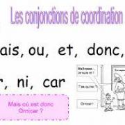 Conjonctions de coordination