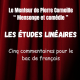 Bac français 1ère. Le Menteur de Corneille, les études linéaires de la comédie pour l'oral du bac :  I,3 - II,5 - III,5 - IV,3 - V,6