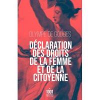 Declaration des droits de la femme et de la citoyenne