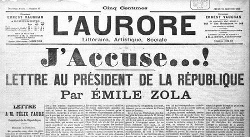 J accuse zola titre 1