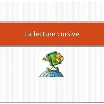 La lecture cursive 1