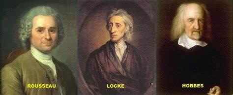 Rousseau locke hobbes