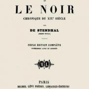 Stendhal le rouge et le noir